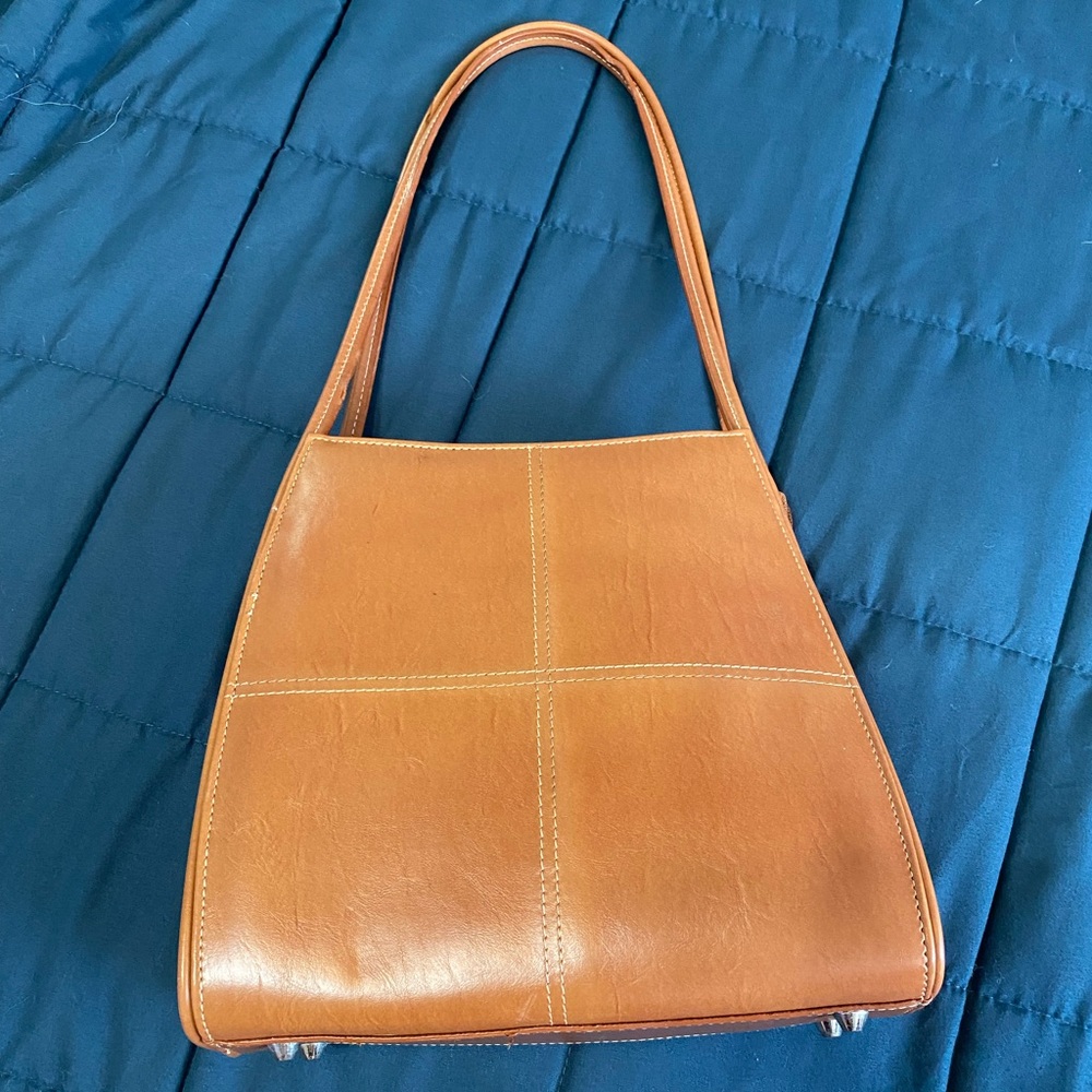 Faux Leather Women's Shoulder Purse
